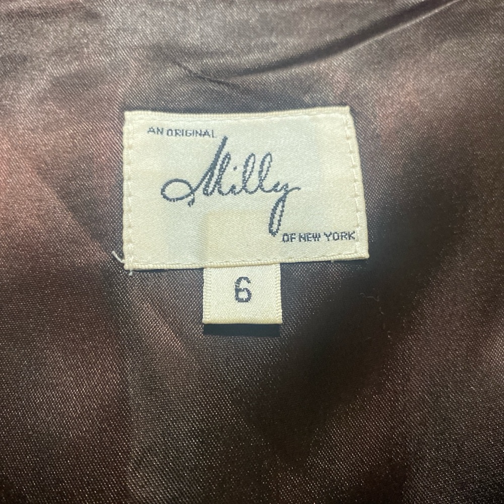 Milly Chocolate Satin Apparel